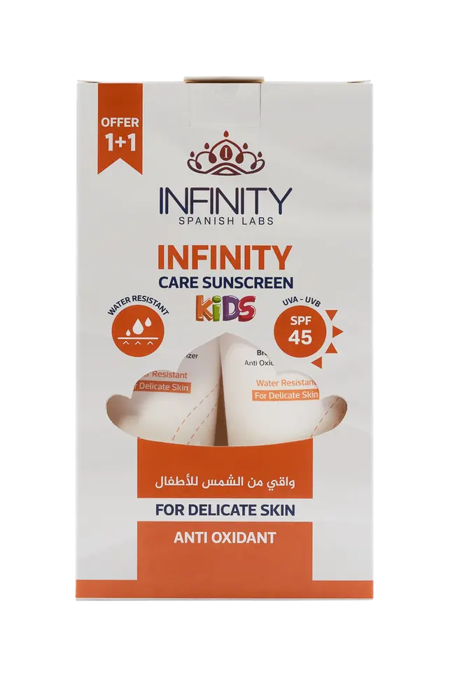 انفينتي صن بلوك حماية 45 كيدز 120 مل 1+1 