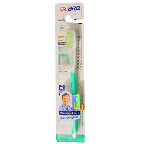 دكتور برو فرش اسنان كبار Soft بغطاء مستوردة دستة 12 ق