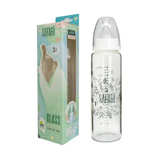 سفاري ببرونة زجاج 240 مل