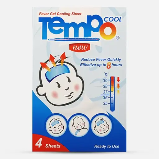 تيمبو كول كمادات اطفال علبة 4 قطع